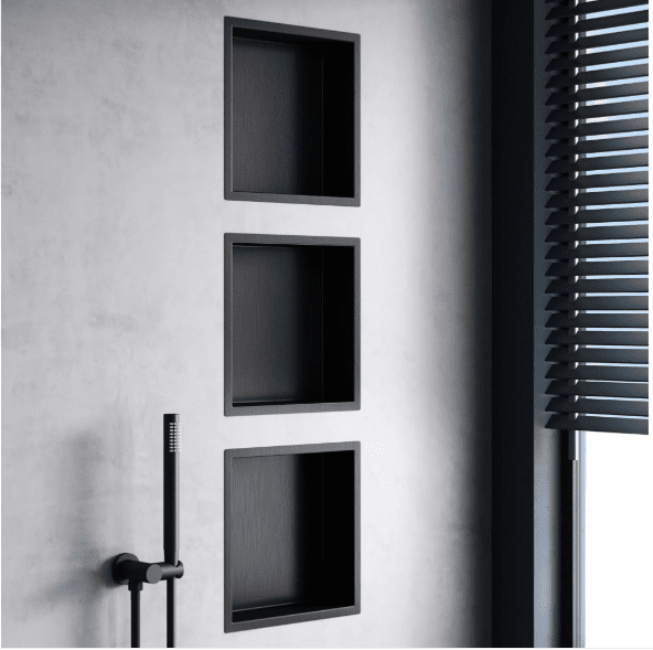 stainless steel shower niche