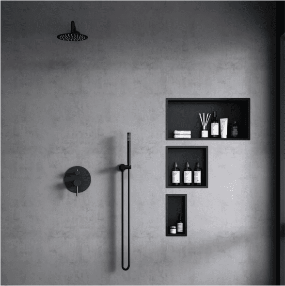 stainless steel shower niches