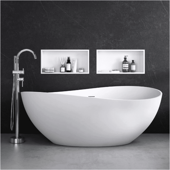 stainless steel shower niche