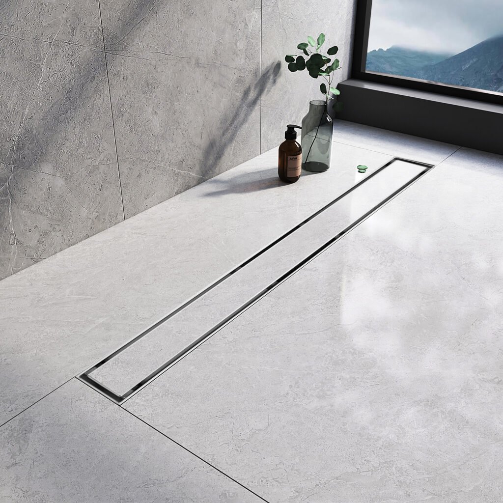 linear shower drain 2 in 1 tile insert