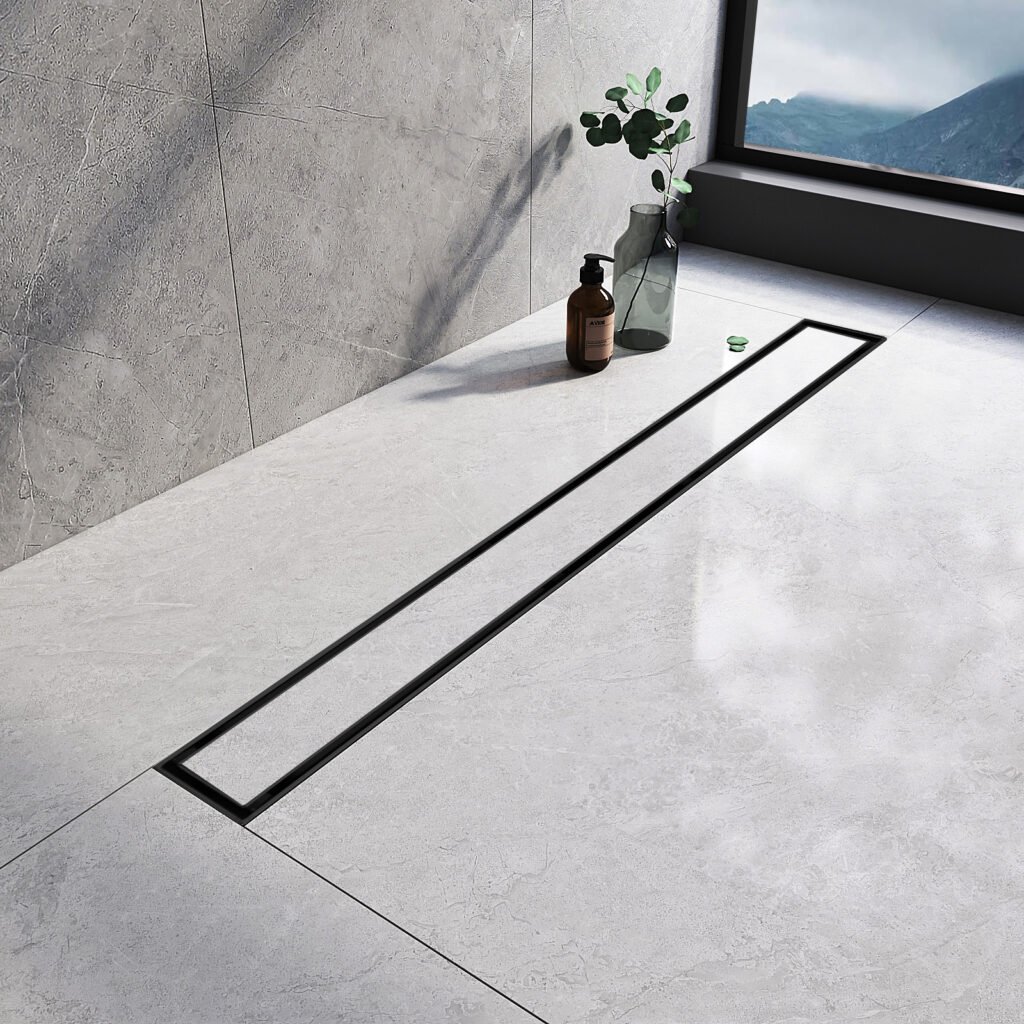 linear shower drain 2 in 1 tile insert